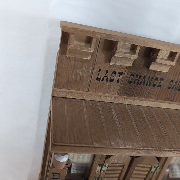 Last Chance Saloon Vintage Wood Storefront Wall Decor Hanging Old West Building - Picture 6 of 14